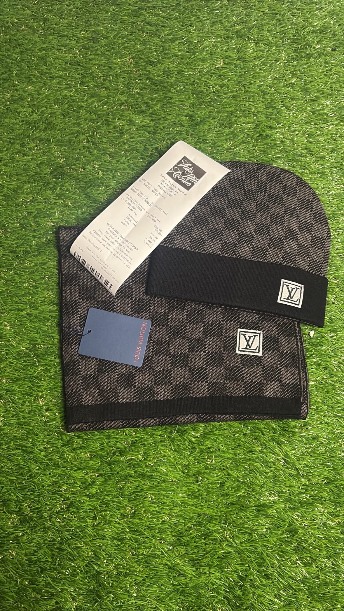 Lv Beanie + Scarf