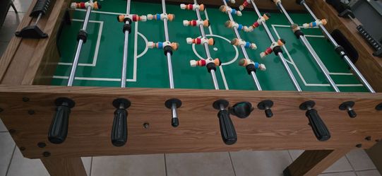 Foosball Table with Wood Frame