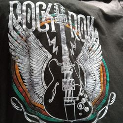 Rock And Roll Shirt. Medium For Men. https://offerup.com/redirect/?o=QmxhY2suTWludA== Condition. $15.00 OBO