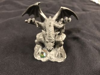 Pewter gargoyle 3" x 3"