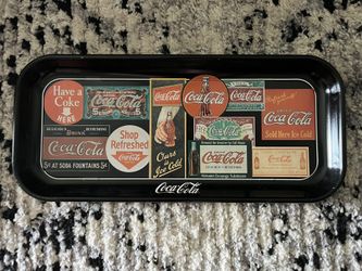Coca-Cola Antique Sign Art Tray