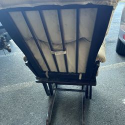 Rocking Chair With Matching Foot Stool 