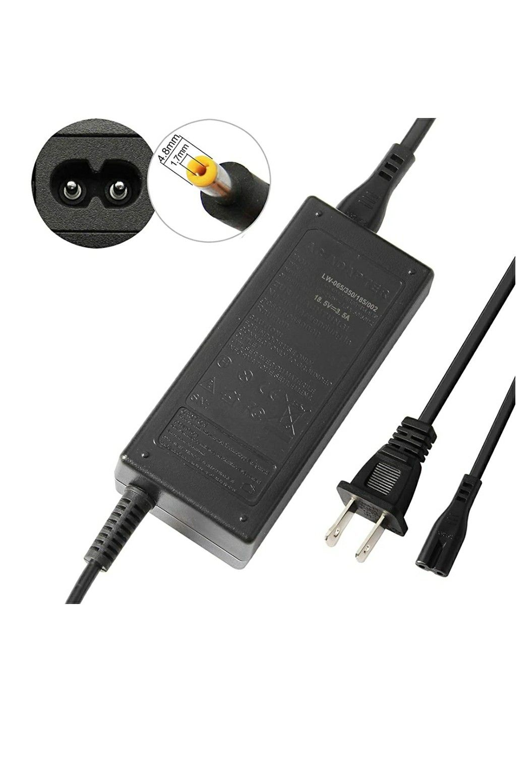 RayWEE 18.5V 3.5A AC Adapter Laptop Charger for HP Pavilion DV1000 DV2000 DV5000 DV6000 DV8000 DV9000 DV9500