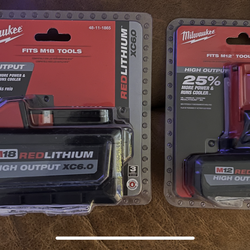 Milwaukee batteries