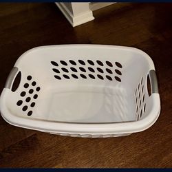 Laundry Basket Or Decor Wood Basket 