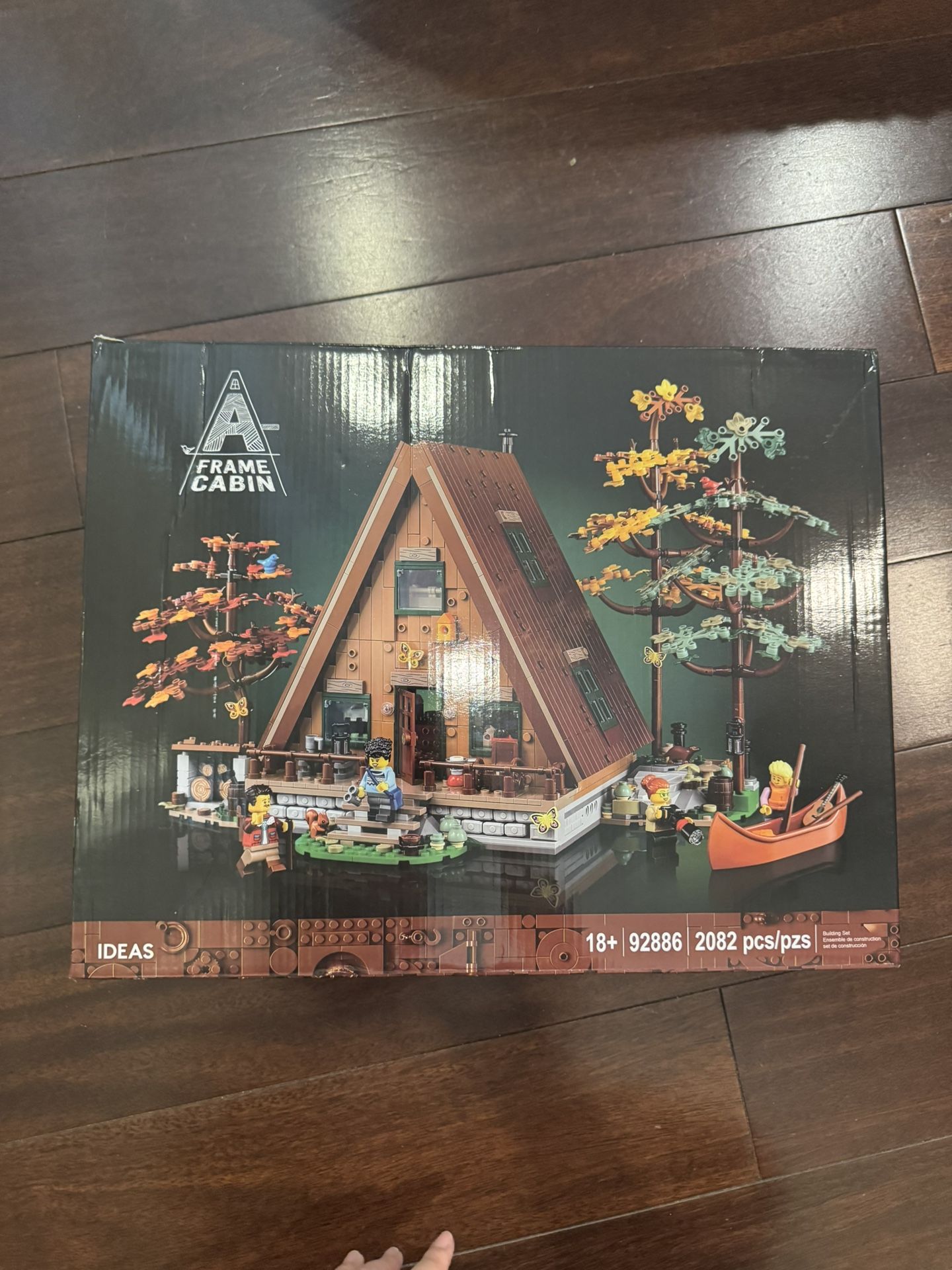 2082pc A Frame Cabin House MOC Building Blocks Brick Toy Set