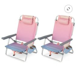Costway Set Of Two Folding Chairs 