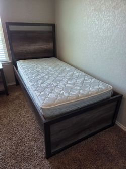 Twin sized bed