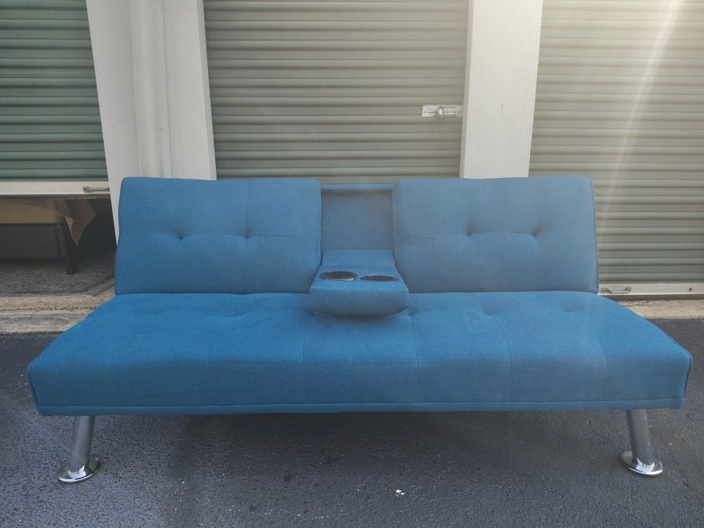 Renwick Convertible Futon Sofa Bed (Delivery Option)