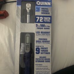Quinn 3/8” Digital Torque Wrench Kit