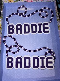 BADDIE CHAIN PERLER KANDI NECKLACE FESTIVAL RAVES