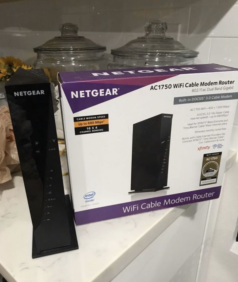 Netgear model C6300-100NAS AC1750 Wireless Modem/Router Combo