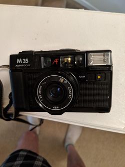 35mm camera with case