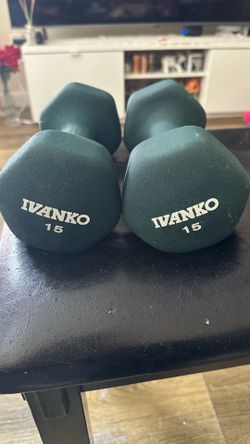 THE SET OF 2- IVANKO NEOPRENE 15LBS