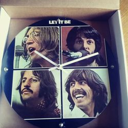The Beatles Let It Be Album Cover Wall Clock Unique Tunes Company 12 inches