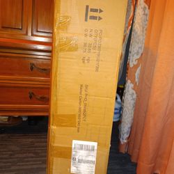 TV Stand Cabinet Color Gray Wood With Side Glass Shelf