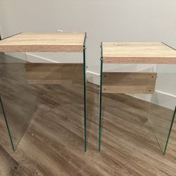 Solid Wood Glass Set