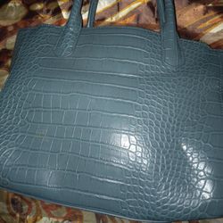 Blue Leather Handbags 