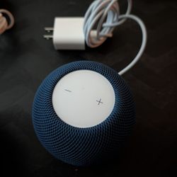 Apple HomePod Mini (Blue) - Like New w/ Power Adapter
