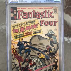 Fantastic Four #28 (1964) CGC 6.5 — O/w To White Pages; Early X-Men appearance 