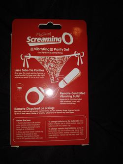 My Secret Charged Remote Control Panty Vibe Red O/S