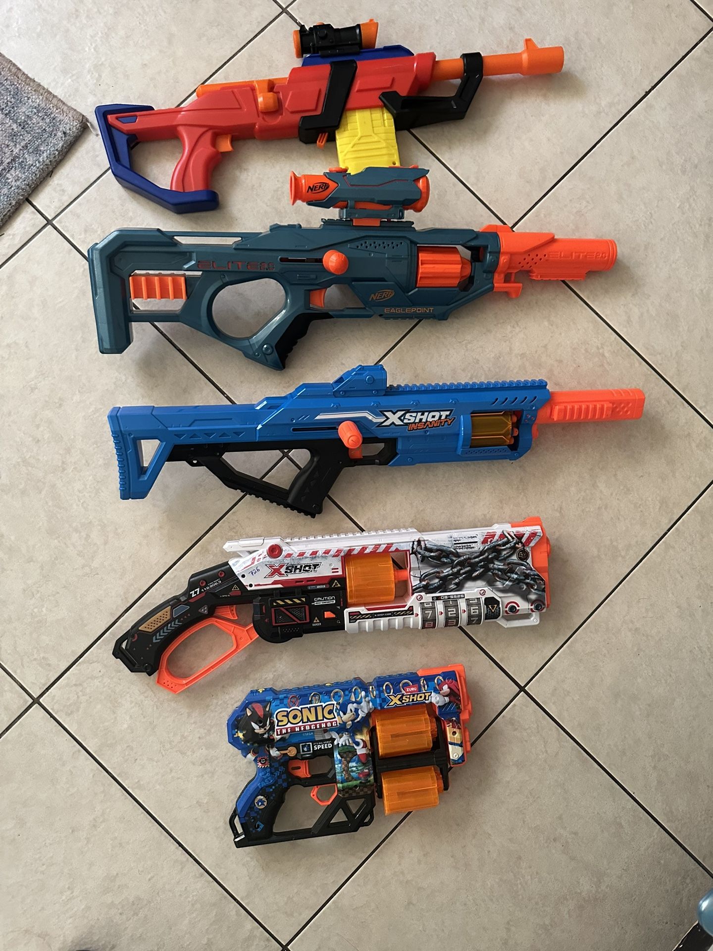 Nerf & X-Shot Guns