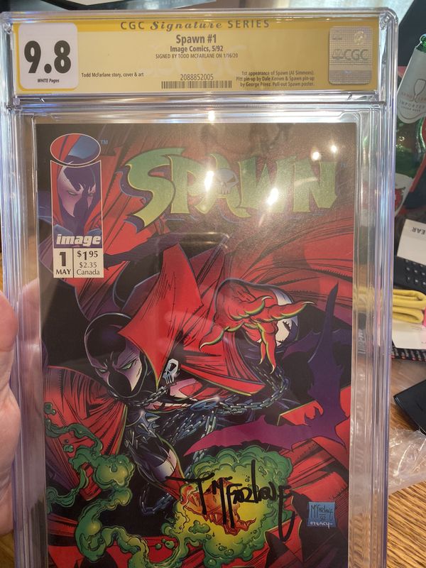 spawn 1 signed todd mcfarlane