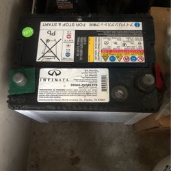 Infiniti Start Stop Battery 