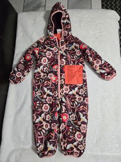 Patagonia infant reversible puff ball bunting snowsuit