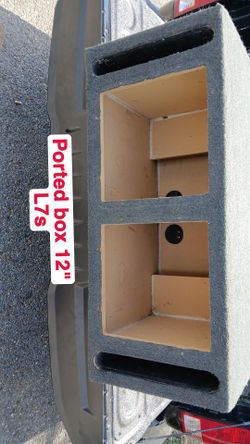12"  Kicke4 L7 Ported  Sub Box 