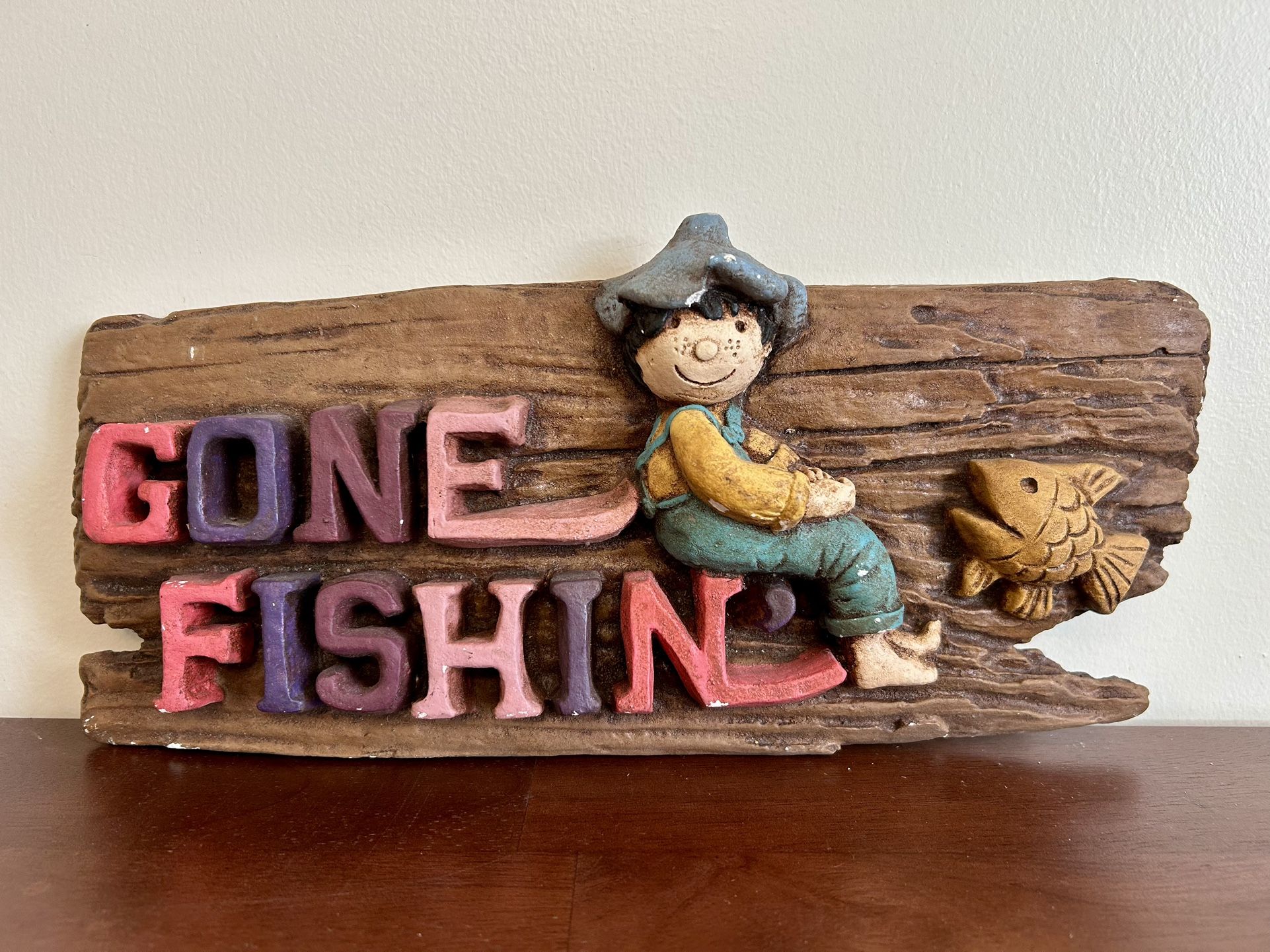 Gone Fishn Sign