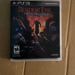 PS3 Resident Evil Game