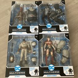 Batman Last Knight On Earth Dc McFarlane Bane BAF Set