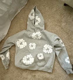 Denim Tears Cotton Wreath Hoodie Grey