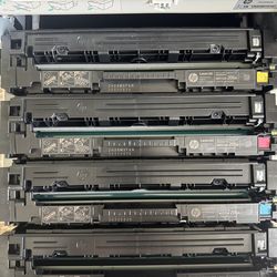 ► Brand New Genuine HP Color Laser Jet Toner Cartridges 206A Black Yellow Cyan Magenta open box M255 M282 M283