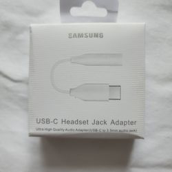 Samsung USB-C Headset Jack Adapter To 3.5mm Audio 