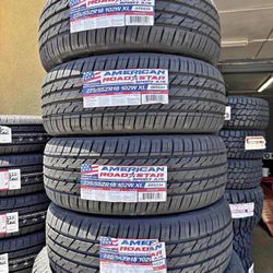 Vendo set de llantas nuevas 225/55R18 marca American con garantía de 50,000 mil millas