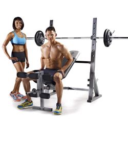 Weider XR 10.1 Olympic Weight Bench with Integrated Leg Developer and Weight Plate Storage