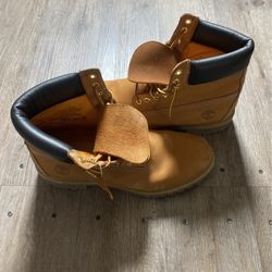 OG Timberland With Charm On Shoe