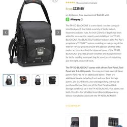 Veto Pro Pac TP-XD Blackout Edition Tool Pouch 