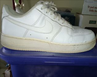 Nike af1 mens size 10 white shoes