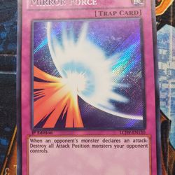 Yugioh Mirror Force Secret Rare LCJW
