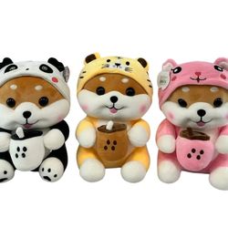 Corgi With Boba Plushy $20 Each