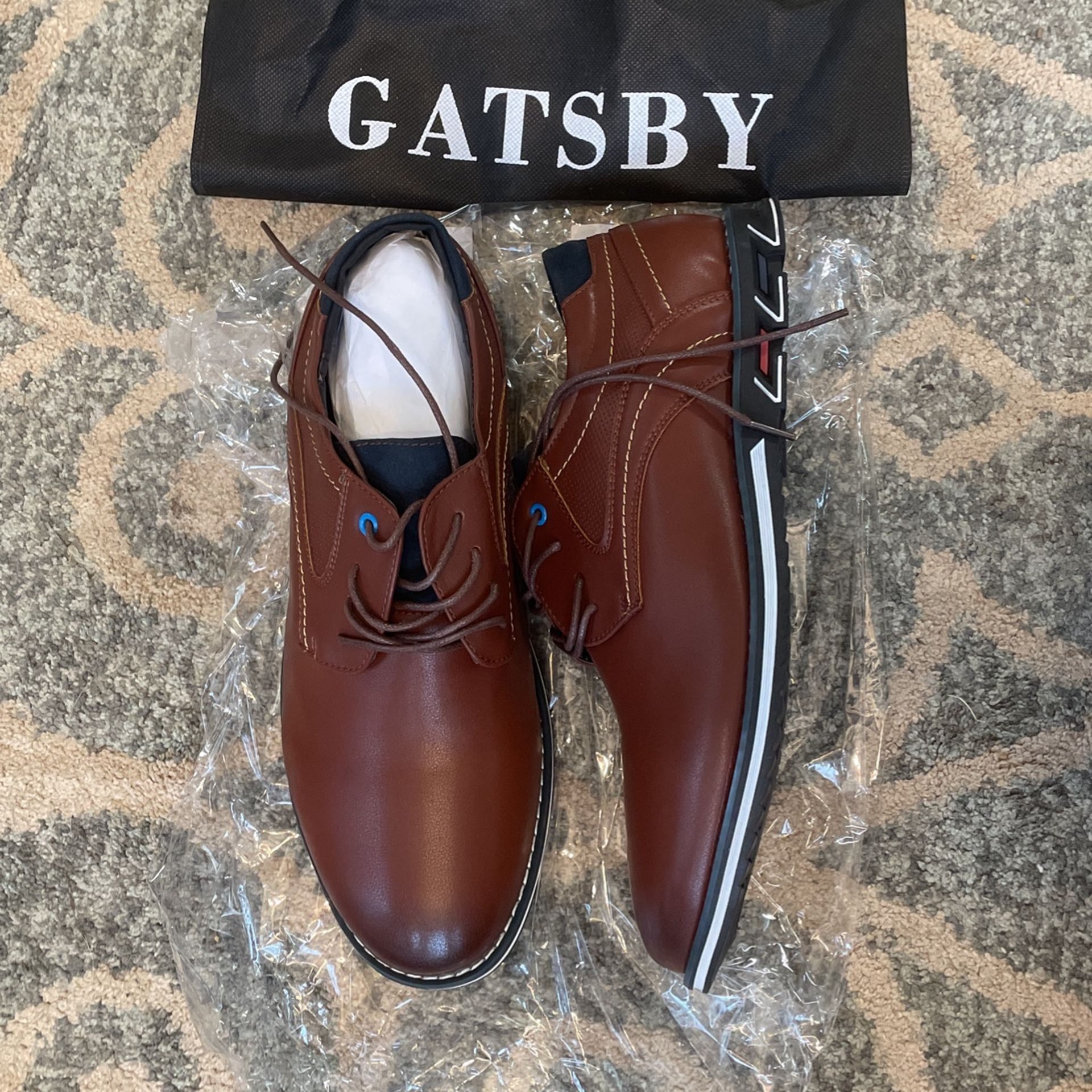Gatsby Oxford Lisse Orthopedic Dress Shoe 10.5