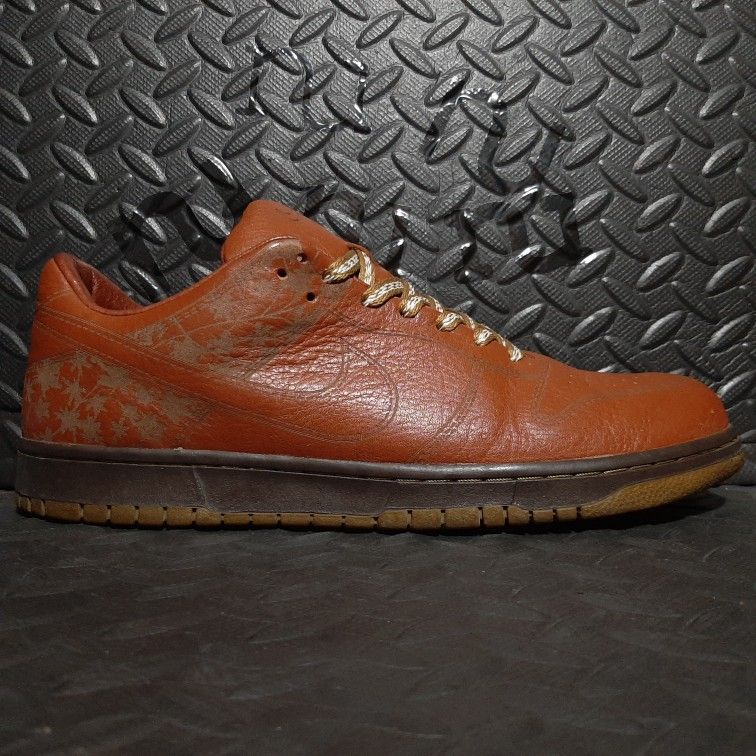 Nike Dunk Low 1 Piece pony brown/ Spanish moss 312424-222 Size 13