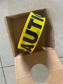 Yellow Caution Tape 3”x 1000’
