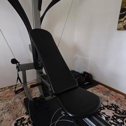 $500 Bowflex machine with workbook