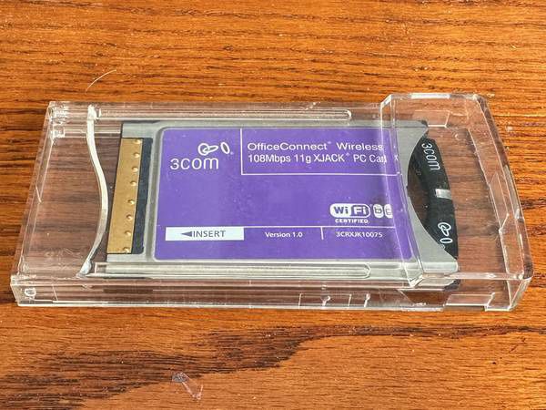 3COM OfficeConnect Wireless PCMCIA Card, Wi-Fi PC Card with Jewel Case 