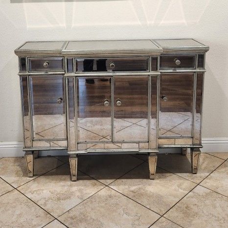 Pier 1 Imports Hayworth collection Mirrored buffet console Z gallerie Modern Glam