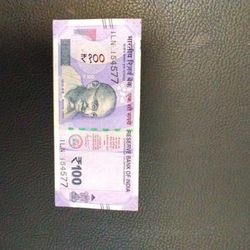 Indian 100 Rupees Bill